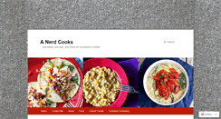 Desktop Screenshot of anerdcooks.com