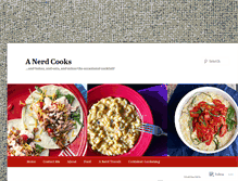 Tablet Screenshot of anerdcooks.com